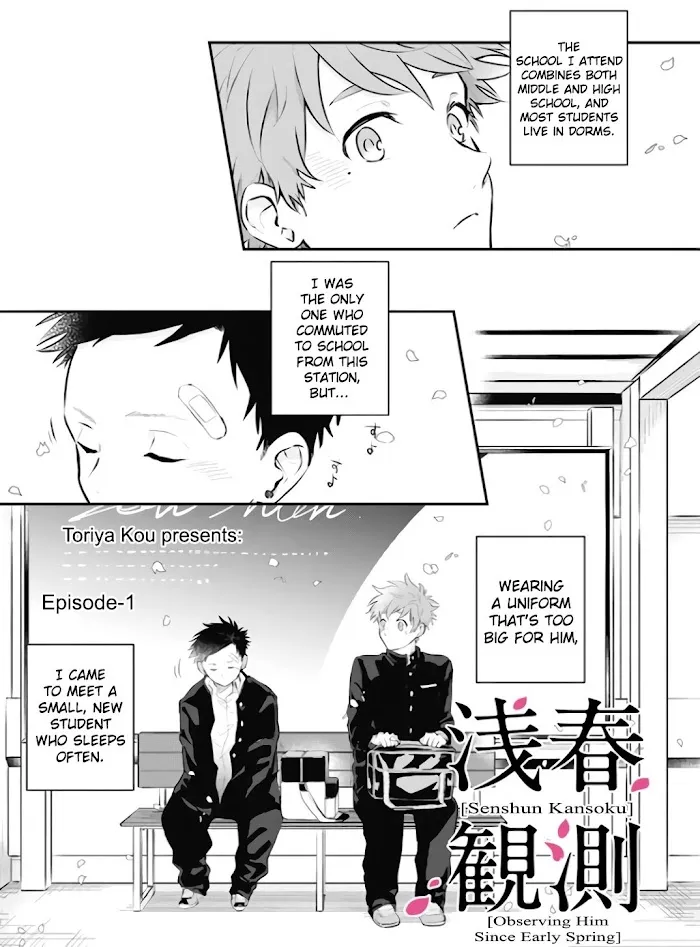 Senshun Kansoku Chapter 1 page 2 - MangaKakalot