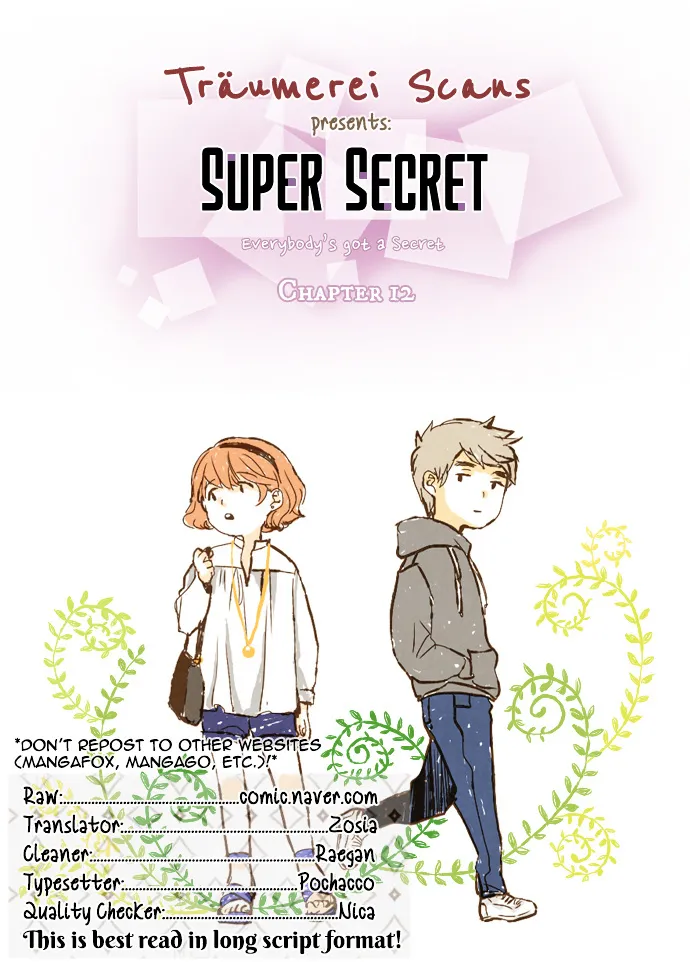 Super Secret Chapter 12.1 page 1 - MangaKakalot