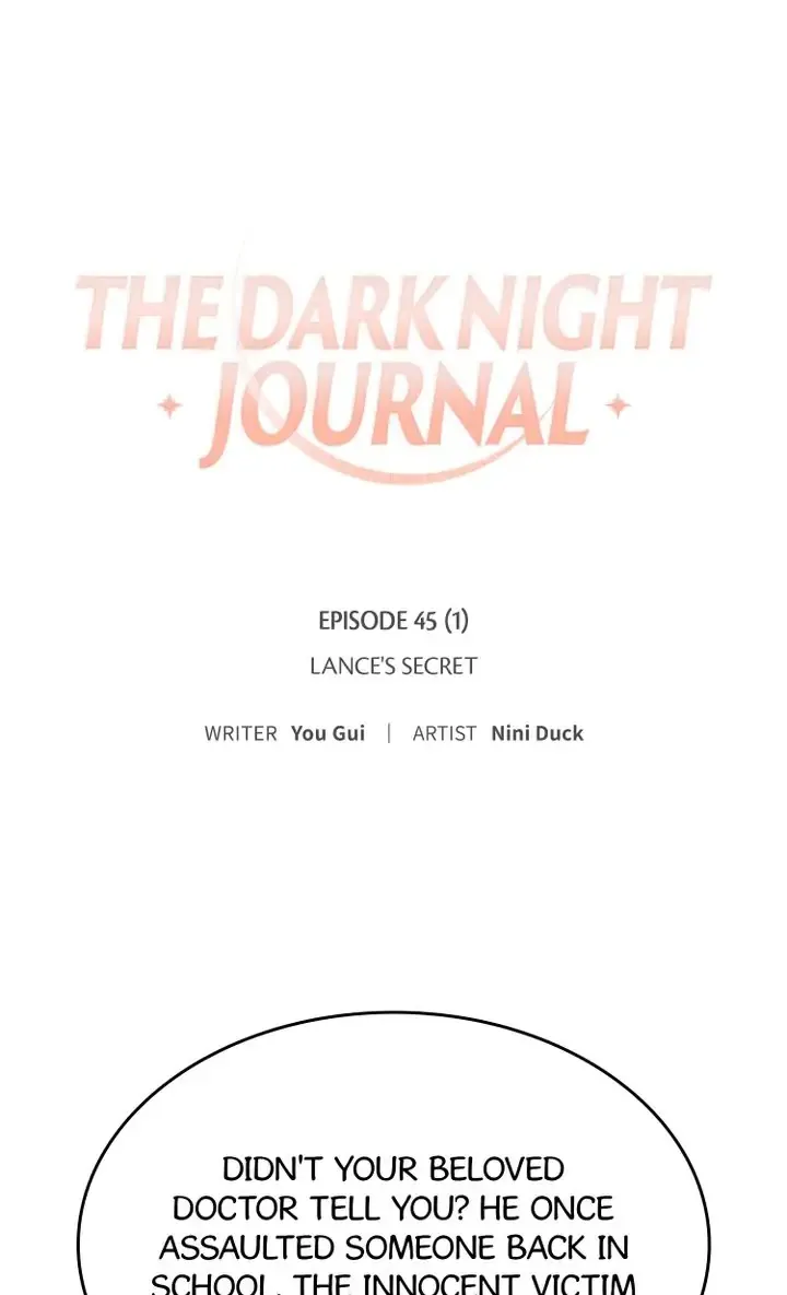 The Dark Night Journal Chapter 45 page 1 - MangaKakalot