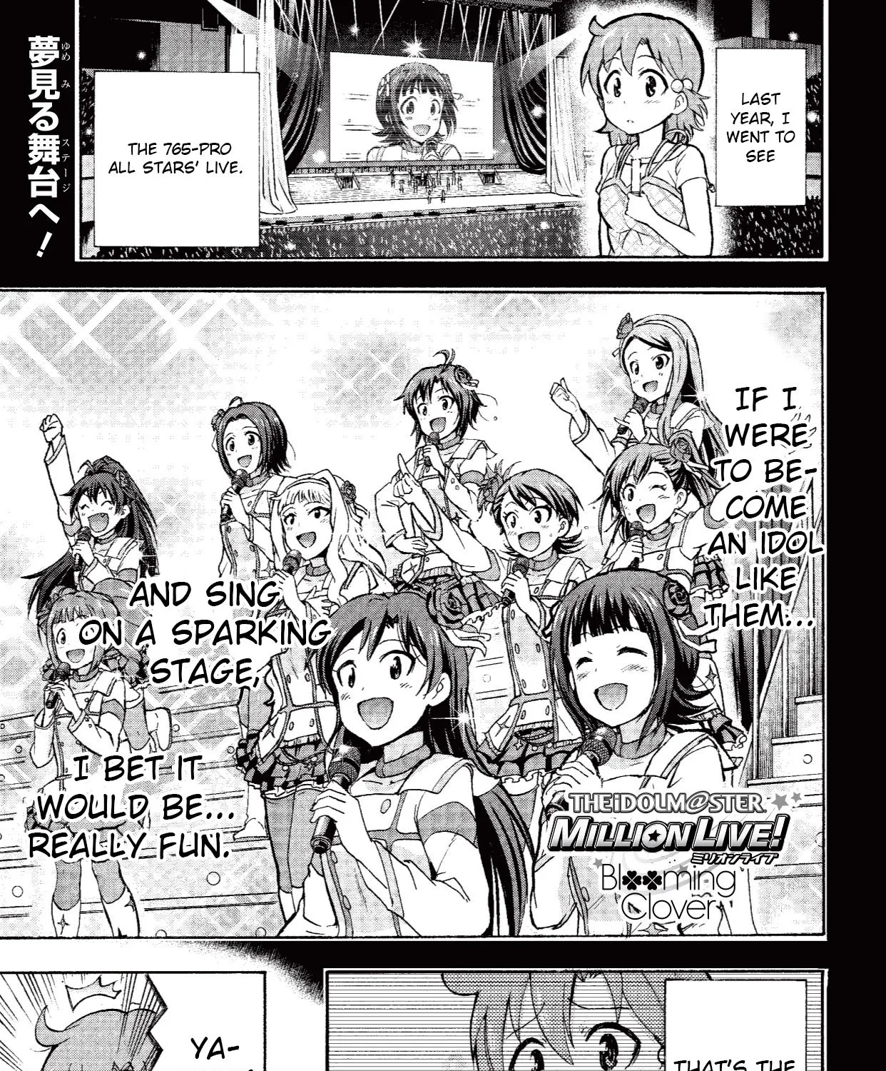 THE IDOLM@STER MILLION LIVE! Blooming Clover Chapter 2 page 1 - MangaKakalot