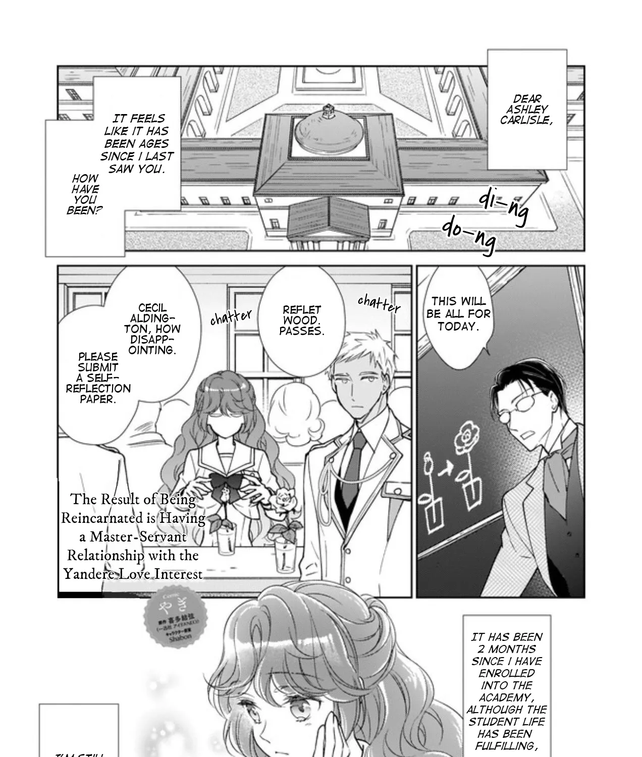 The Result of Being Reincarnated is Having a Master-Servant Relationship with the Yandere Love Interest Chapter 3.1 page 1 - MangaKakalot