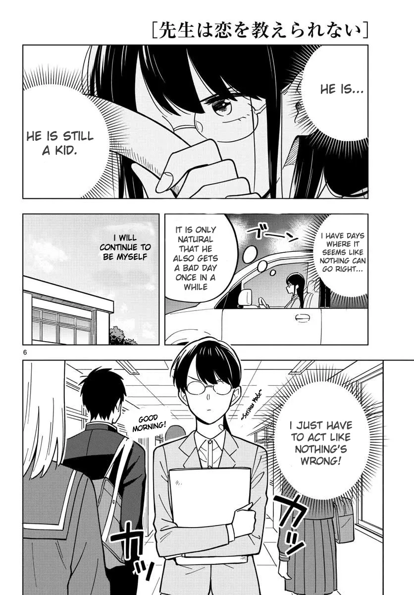 The Teacher Can Not Tell Me Love Chapter 30 page 6 - MangaKakalot