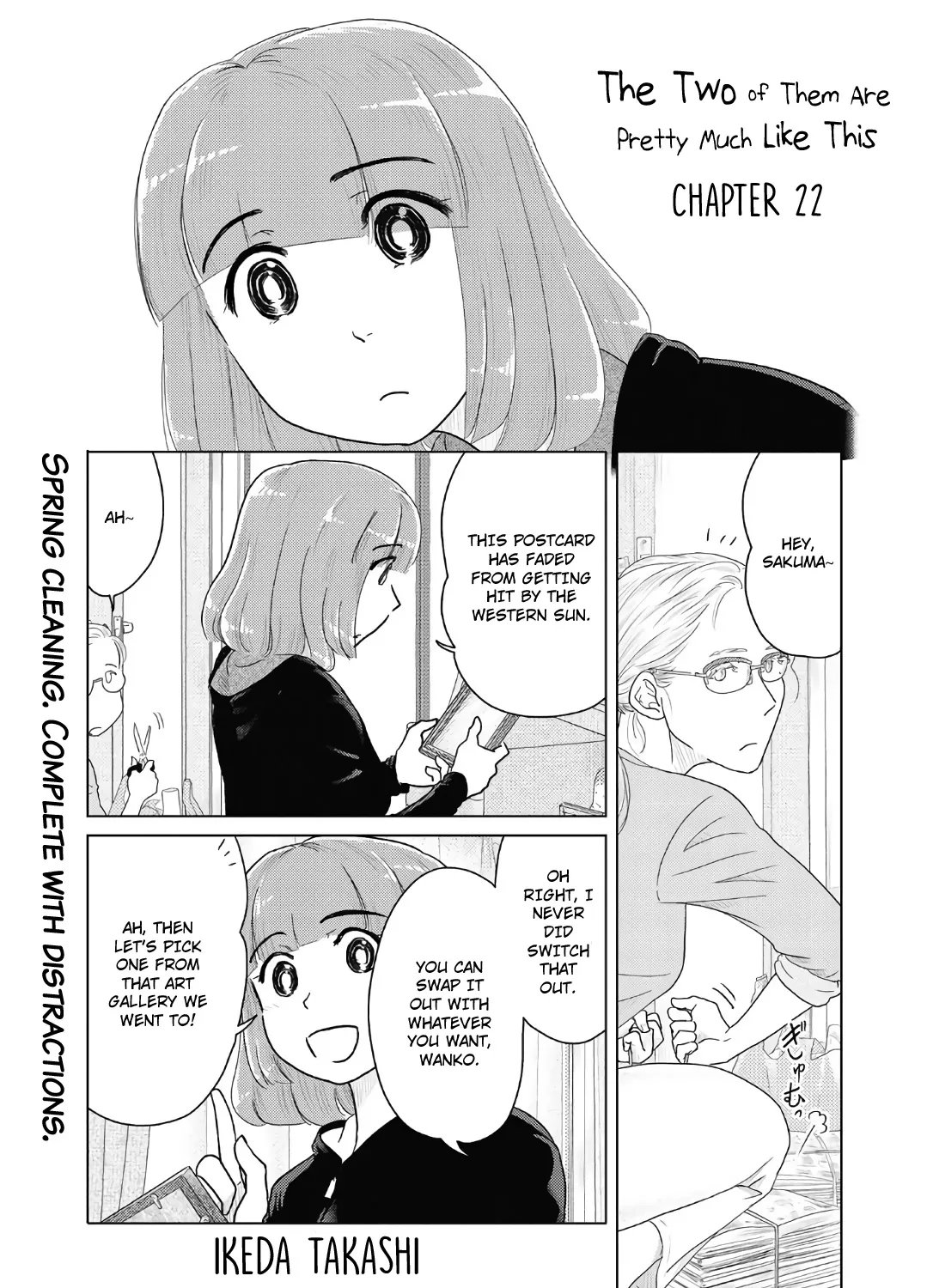 The Two of Them Are Pretty Much Like This Chapter 22 page 1 - MangaKakalot