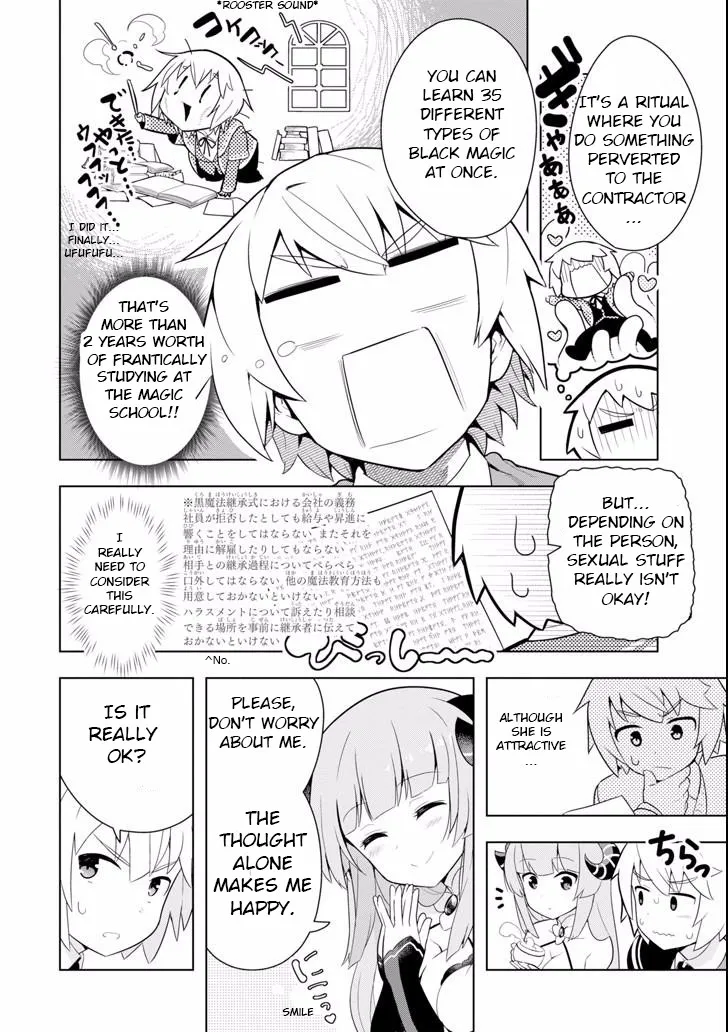 Though Young People Recoil From Entering the Black Magic Industry, I Found Its Treatment of Employees Quite Good When I Entered It, and the President and Familiar Are Cute Too So Everything Is Awesome Chapter 3 page 6 - MangaKakalot