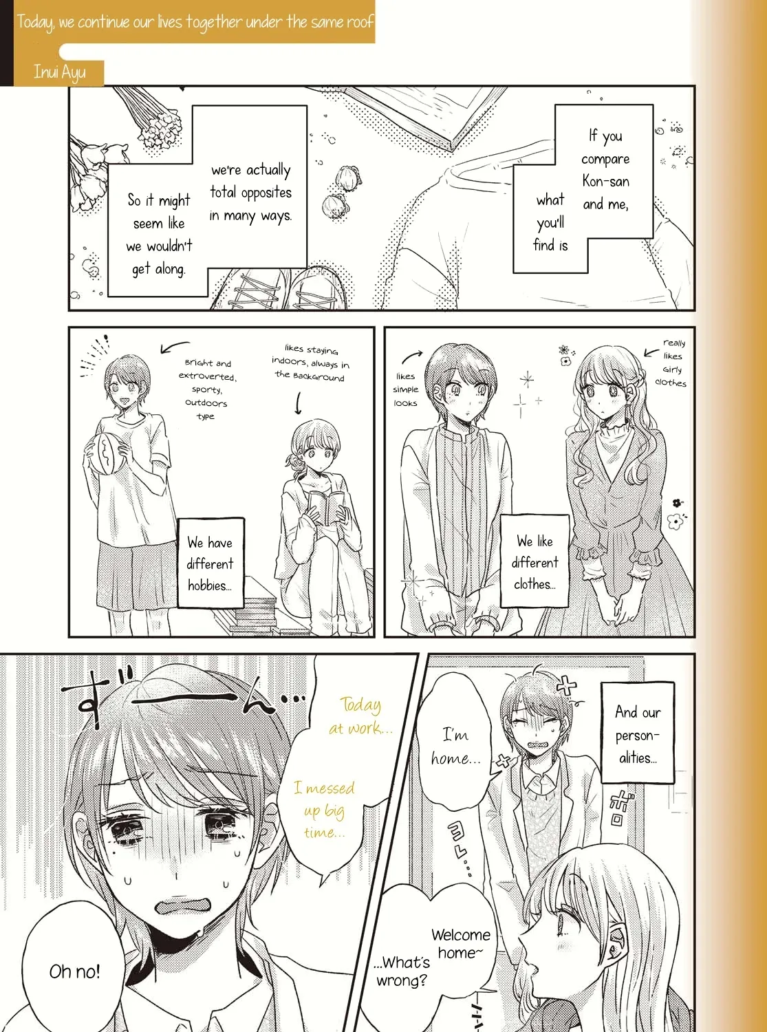 Today, We Continue Our Lives Together Under The Same Roof Chapter 16 page 1 - MangaKakalot