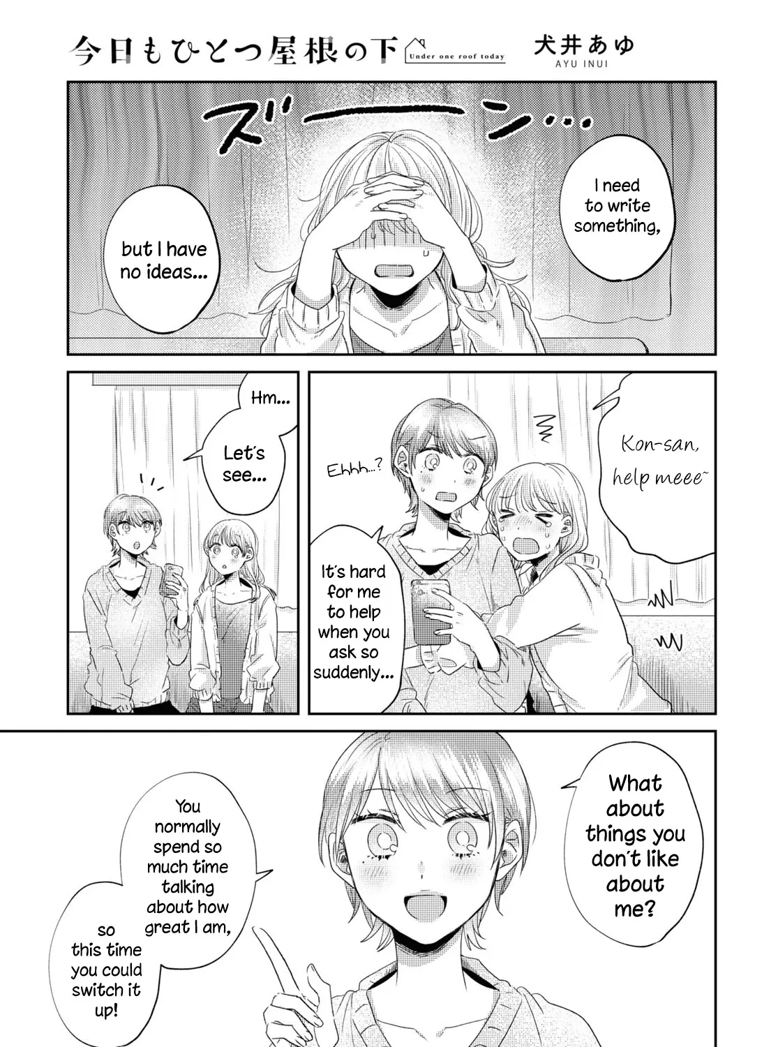 Today, We Continue Our Lives Together Under The Same Roof Chapter 26 page 1 - MangaKakalot