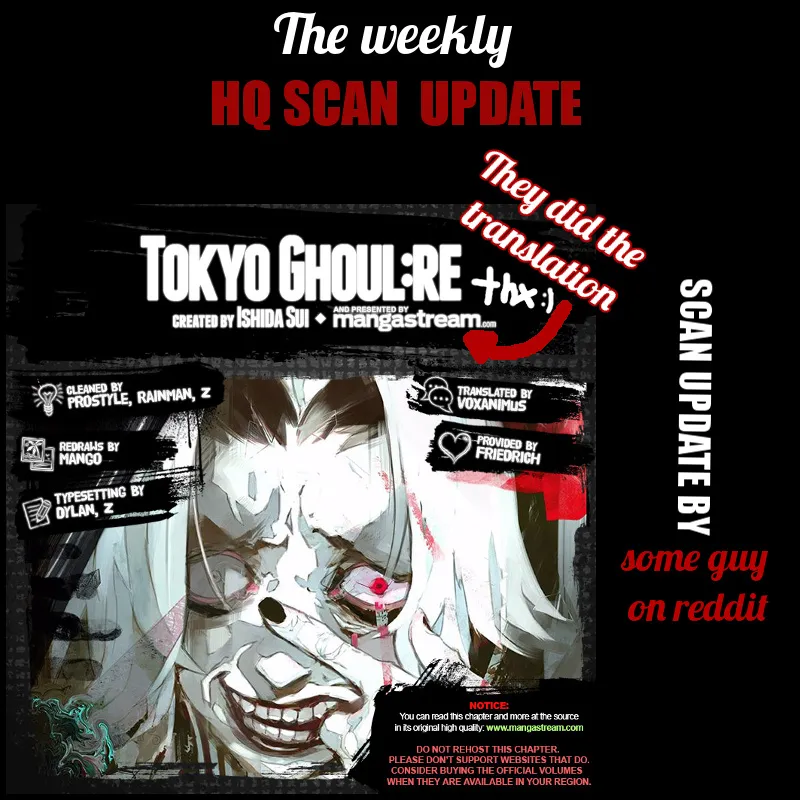 Tokyo Ghoul:re Chapter 146 page 1 - MangaKakalot