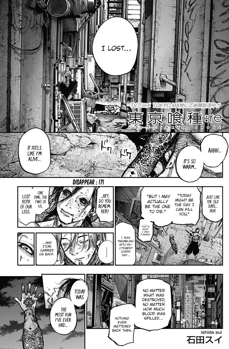 Tokyo Ghoul:re Chapter 171 page 2 - MangaKakalot