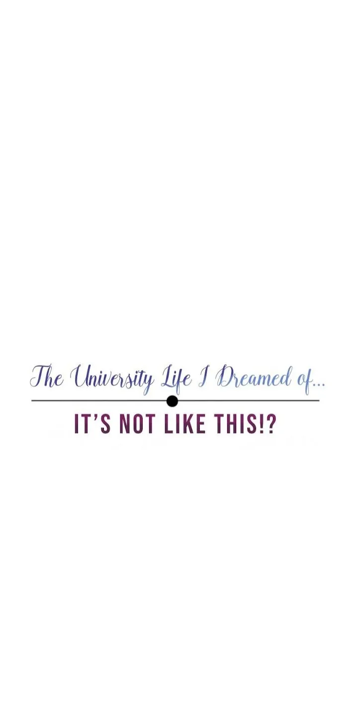 University Life I Dreamed Of… It