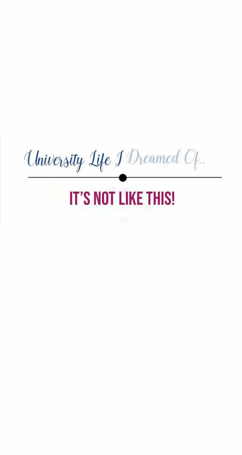 University Life I Dreamed Of… It