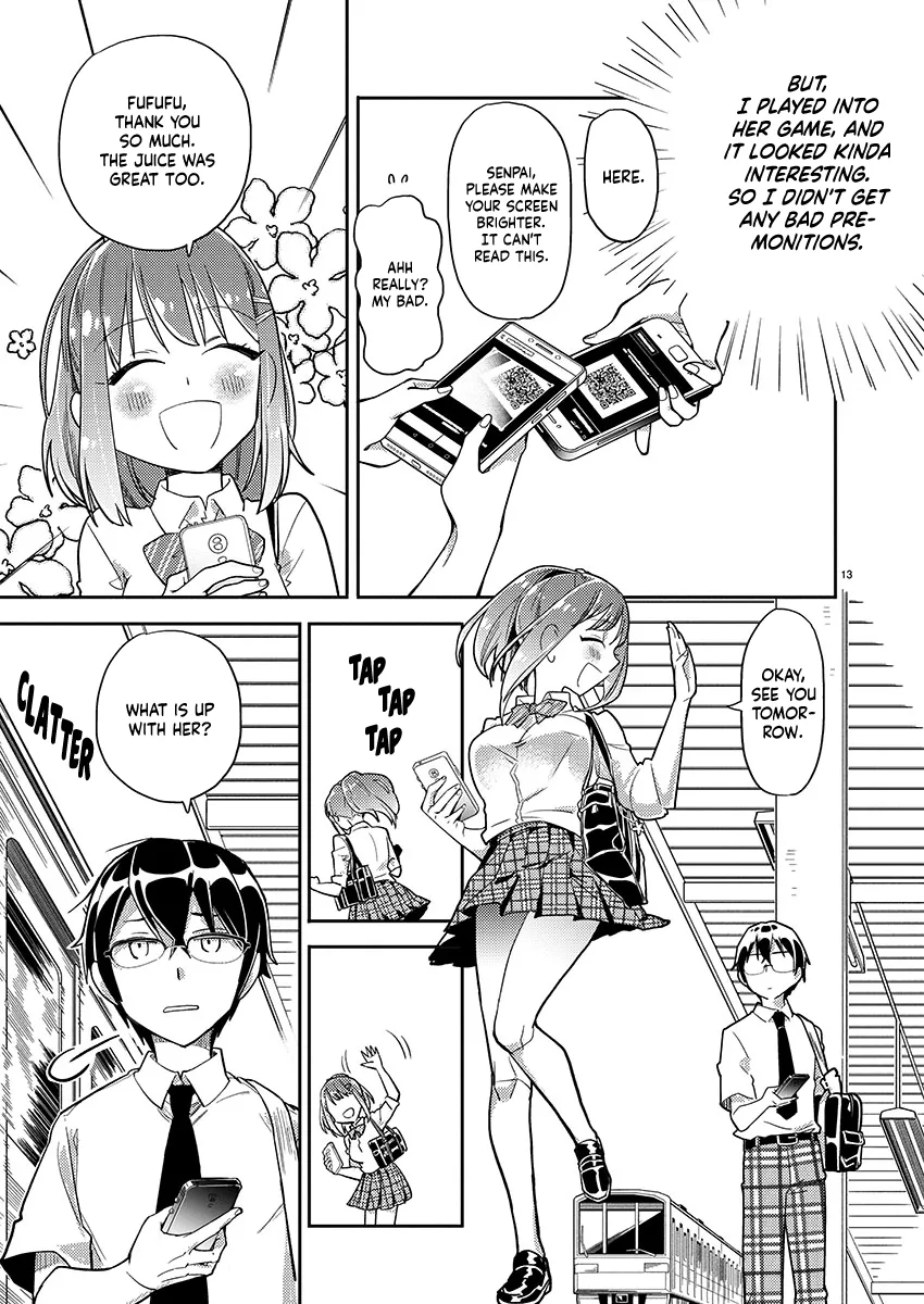 Watashi No Shiranai Senpai No 100 Ko No Koto Chapter 1 page 14 - MangaKakalot