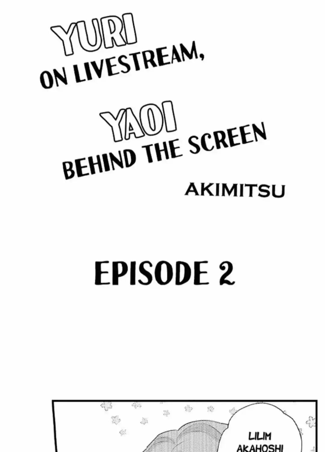 Yuri On Livestream, Yaoi Behind The Screen Chapter 2 page 2 - MangaKakalot