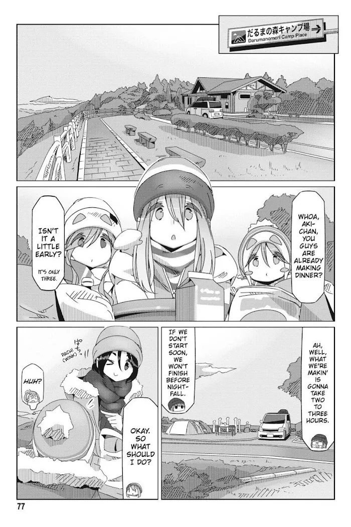 Yurucamp Chapter 49 page 22 - MangaKakalot